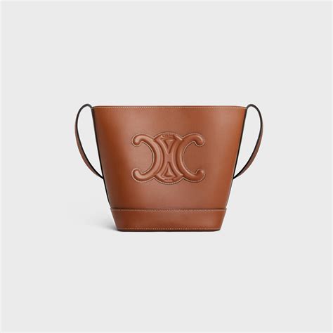 celine small bucket cuir|Celine.